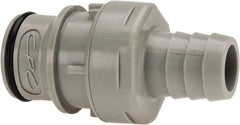 CPC Colder Products - Polypropylene Push-to-Connect Tube Male Connector - 60 Max psi, 1/2" Inside Diam, Gray - Caliber Tooling