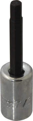 Proto - 3/8" Drive, 7/32" Hex Bit Socket - 2-23/32" OAL, 1-5/8" Bit Length - Caliber Tooling