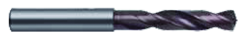 21/64 Dia. - Carbide HP 3XD Drill-140Â° Point-Bright - Caliber Tooling