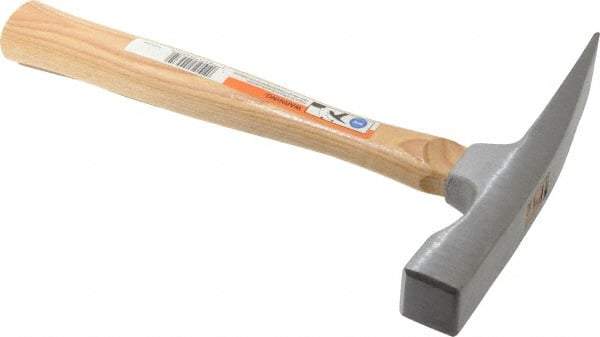 Stanley - 1-1/2 Lb Head Bricklayer's Hammer - 11" OAL, Wood Handle - Caliber Tooling