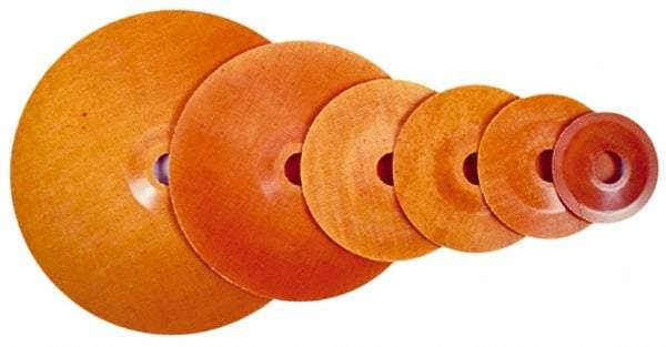 Made in USA - 9" Diam Locking Nut Disc Backing Pad - Soft Density, 15,000 RPM - Caliber Tooling