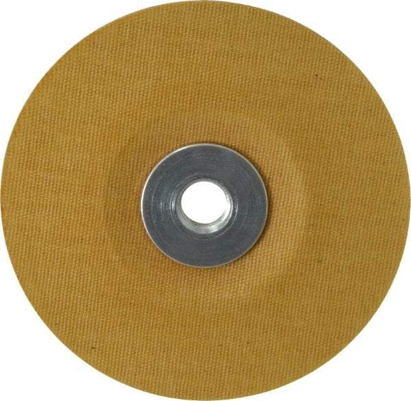 Made in USA - 5" Diam Locking Nut Disc Backing Pad - Soft Density, 20,000 RPM - Caliber Tooling