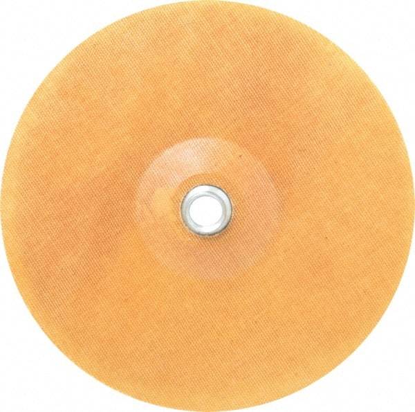 Made in USA - 7" Diam Locking Nut Disc Backing Pad - Soft Density, 15,000 RPM - Caliber Tooling