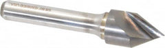 Atrax - 5/8" Head Diam, 3/8" Shank Diam, 1 Flute 60° Solid Carbide Countersink - Caliber Tooling