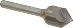 Atrax - 5/8" Head Diam, 1/4" Shank Diam, 1 Flute 90° Solid Carbide Countersink - Caliber Tooling