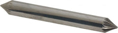 Atrax - 1/4" Cut Diam, 1/4" Shank Diam, Taper Head Single Cut Burr - Carbide, Radius End, 3/16" LOC, 2" OAL - Caliber Tooling