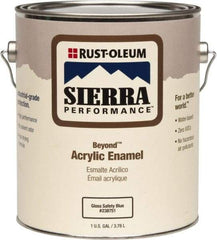 Rust-Oleum - 1 Gal Safety Blue Gloss Finish Acrylic Enamel Paint - Interior/Exterior, <0 gL VOC Compliance - Caliber Tooling