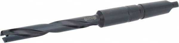 Allied Machine and Engineering - Series 1, 13/16" Max Diam, 4MT Taper Shank, Helical Flute Spade Drill - 6-1/2" Max Depth, 9-47/64" Body Length, 14-5/32" OAL, Extended Length, Through Coolant - Caliber Tooling