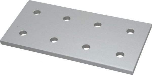 80/20 Inc. - 3" Wide, 6" High, Open Shelving 8 Hole Joining Strip - Aluminum, Use with Series 15 & Bolt Kit 3320 or 3325 - Caliber Tooling