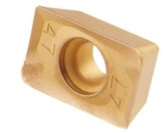 Kennametal - APHT1604 42 Grade X500 Carbide Milling Insert - TiN/TiC/TiN Finish, 0.187" Thick - Caliber Tooling