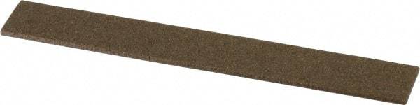 Norton - 4" Long x 1/2" Wide x 1/16" Thick, Aluminum Oxide Sharpening Stone - Taper, Coarse Grade - Caliber Tooling