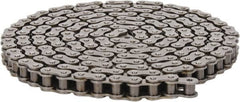 Morse - 5/8" Pitch, ANSI 50, Single Strand Roller Chain - Chain No. 50, 10 Ft. Long, 0.4" Roller Diam, 3/8" Roller Width - Caliber Tooling