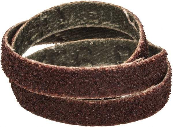 Tru-Maxx - 1/4" Wide x 12" OAL, 60 Grit, Aluminum Oxide Abrasive Belt - Aluminum Oxide, Medium, Coated - Caliber Tooling