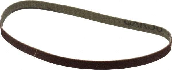 Tru-Maxx - 1/4" Wide x 12" OAL, 120 Grit, Aluminum Oxide Abrasive Belt - Aluminum Oxide, Fine, Coated - Caliber Tooling