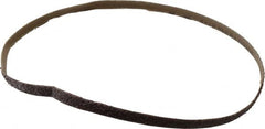 Tru-Maxx - 1/4" Wide x 18" OAL, 40 Grit, Aluminum Oxide Abrasive Belt - Aluminum Oxide, Coarse, Coated - Caliber Tooling