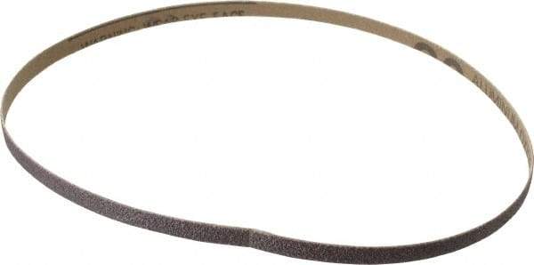 Tru-Maxx - 1/4" Wide x 18" OAL, 80 Grit, Aluminum Oxide Abrasive Belt - Aluminum Oxide, Medium, Coated - Caliber Tooling