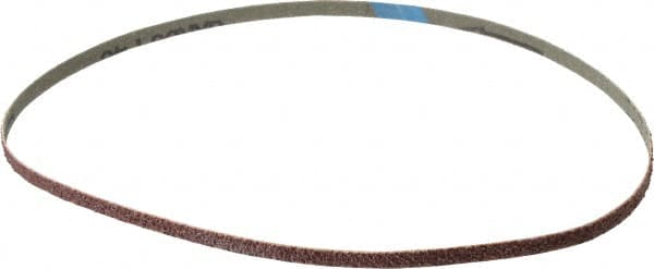 Tru-Maxx - 1/4" Wide x 24" OAL, 40 Grit, Aluminum Oxide Abrasive Belt - Aluminum Oxide, Coarse, Coated - Caliber Tooling