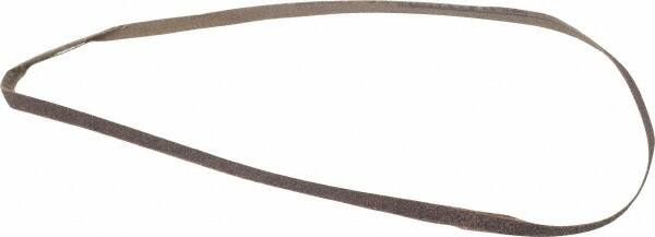 Tru-Maxx - 1/4" Wide x 24" OAL, 60 Grit, Aluminum Oxide Abrasive Belt - Aluminum Oxide, Medium, Coated - Caliber Tooling