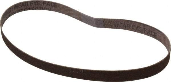 Tru-Maxx - 3/8" Wide x 13" OAL, 100 Grit, Aluminum Oxide Abrasive Belt - Aluminum Oxide, Fine, Coated - Caliber Tooling