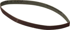 Tru-Maxx - 3/8" Wide x 13" OAL, 120 Grit, Aluminum Oxide Abrasive Belt - Aluminum Oxide, Fine, Coated - Caliber Tooling