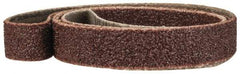 Tru-Maxx - 3/8" Wide x 24" OAL, 80 Grit, Aluminum Oxide Abrasive Belt - Aluminum Oxide, Medium, Coated - Caliber Tooling