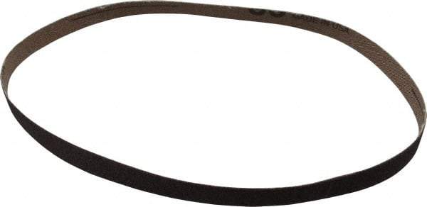 Tru-Maxx - 1/2" Wide x 24" OAL, 80 Grit, Aluminum Oxide Abrasive Belt - Aluminum Oxide, Medium, Coated - Caliber Tooling