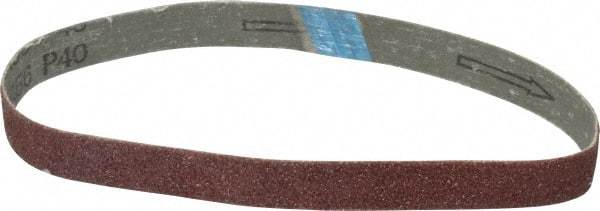 Tru-Maxx - 3/4" Wide x 18" OAL, 40 Grit, Aluminum Oxide Abrasive Belt - Aluminum Oxide, Coarse, Coated - Caliber Tooling