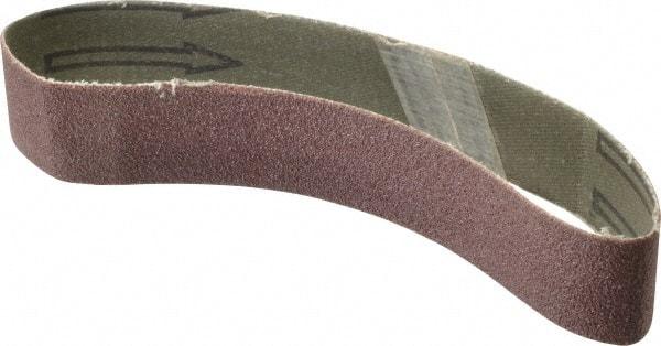 Tru-Maxx - 1" Wide x 12" OAL, 120 Grit, Aluminum Oxide Abrasive Belt - Aluminum Oxide, Fine, Coated - Caliber Tooling