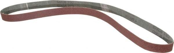 Tru-Maxx - 1" Wide x 42" OAL, 80 Grit, Aluminum Oxide Abrasive Belt - Aluminum Oxide, Medium, Coated - Caliber Tooling