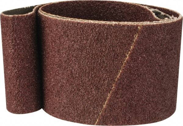 Tru-Maxx - 2" Wide x 30" OAL, 60 Grit, Aluminum Oxide Abrasive Belt - Aluminum Oxide, Medium, Coated - Caliber Tooling