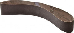 Tru-Maxx - 2" Wide x 30" OAL, 80 Grit, Aluminum Oxide Abrasive Belt - Aluminum Oxide, Medium, Coated - Caliber Tooling