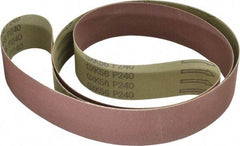 Tru-Maxx - 2" Wide x 72" OAL, 240 Grit, Aluminum Oxide Abrasive Belt - Aluminum Oxide, Very Fine, Coated - Caliber Tooling