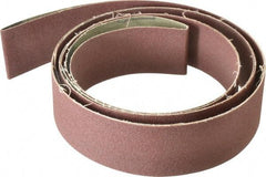 Tru-Maxx - 2" Wide x 132" OAL, 120 Grit, Aluminum Oxide Abrasive Belt - Aluminum Oxide, Fine, Coated - Caliber Tooling