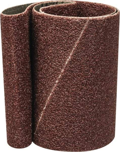 Tru-Maxx - 3" Wide x 18" OAL, 60 Grit, Aluminum Oxide Abrasive Belt - Aluminum Oxide, Medium, Coated - Caliber Tooling