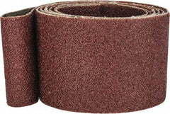 Tru-Maxx - 3" Wide x 132" OAL, 40 Grit, Aluminum Oxide Abrasive Belt - Aluminum Oxide, Coarse, Coated - Caliber Tooling