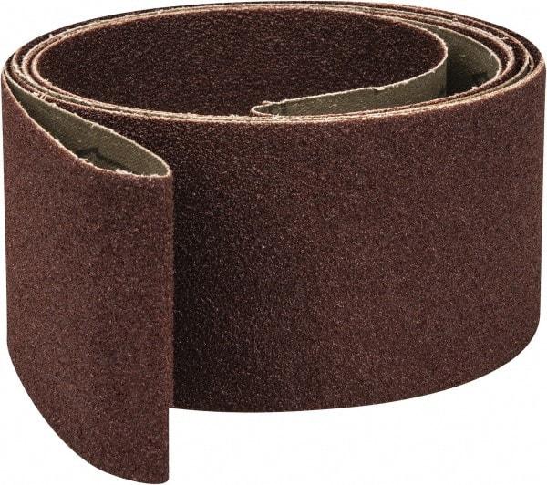 Tru-Maxx - 3" Wide x 132" OAL, 60 Grit, Aluminum Oxide Abrasive Belt - Aluminum Oxide, Medium, Coated - Caliber Tooling