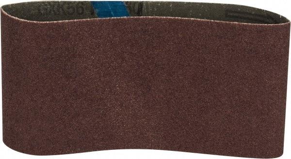 Tru-Maxx - 3-1/2" Wide x 15-1/2" OAL, 60 Grit, Aluminum Oxide Abrasive Belt - Aluminum Oxide, Medium, Coated - Caliber Tooling