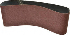 Tru-Maxx - 4" Wide x 24" OAL, 80 Grit, Aluminum Oxide Abrasive Belt - Aluminum Oxide, Medium, Coated - Caliber Tooling