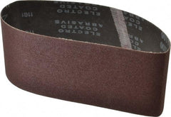 Tru-Maxx - 4" Wide x 24" OAL, 100 Grit, Aluminum Oxide Abrasive Belt - Aluminum Oxide, Fine, Coated - Caliber Tooling