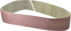 Tru-Maxx - 4" Wide x 48" OAL, 60 Grit, Aluminum Oxide Abrasive Belt - Aluminum Oxide, Medium, Coated - Caliber Tooling