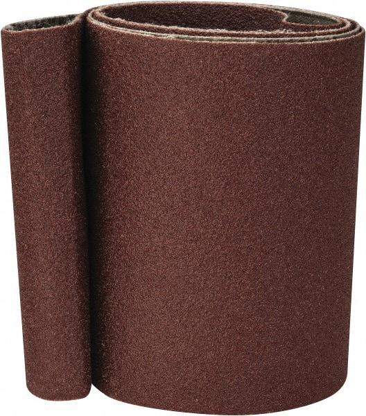 Tru-Maxx - 4" Wide x 48" OAL, 100 Grit, Aluminum Oxide Abrasive Belt - Aluminum Oxide, Fine, Coated - Caliber Tooling