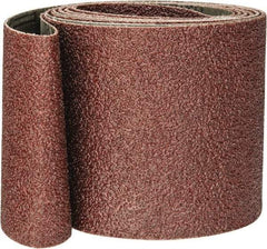 Tru-Maxx - 4" Wide x 132" OAL, 40 Grit, Aluminum Oxide Abrasive Belt - Aluminum Oxide, Coarse, Coated - Caliber Tooling