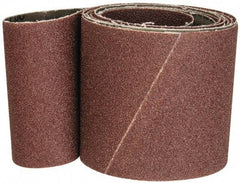 Tru-Maxx - 4" Wide x 132" OAL, 60 Grit, Aluminum Oxide Abrasive Belt - Aluminum Oxide, Medium, Coated - Caliber Tooling