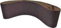 Tru-Maxx - 6" Wide x 48" OAL, 100 Grit, Aluminum Oxide Abrasive Belt - Aluminum Oxide, Fine, Coated - Caliber Tooling