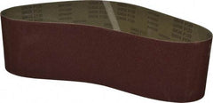 Tru-Maxx - 6" Wide x 48" OAL, 120 Grit, Aluminum Oxide Abrasive Belt - Aluminum Oxide, Fine, Coated - Caliber Tooling