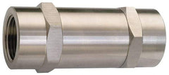 Ham-Let - 1/4" Stainless Steel Check Valve - Inline, FNPT x FNPT, 3,000 WOG - Caliber Tooling