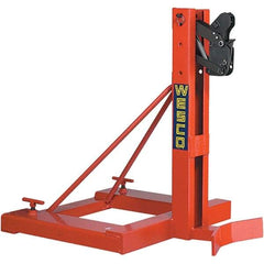 Wesco Industrial Products - 1,000 Lb Load Capacity, 16, 30, 55 & 85 Gal Drum Grab - 28" Wide x 34" High, Steel Wheels - Caliber Tooling