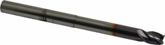 Niagara Cutter - 5/16", 4 Flute, Single End, Solid Carbide, 0.02" Corner Radius End Mill - 4" OAL, Right Hand Flute, 7/16" LOC, Right Hand Cut, 2-1/8" Extended Reach - Caliber Tooling