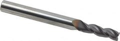 Niagara Cutter - 7/32", 3 Flute, Single End, Solid Carbide, 0.0150 - 0.0200" Corner Radius End Mill - 2-1/2" OAL, 35° Helix, Right Hand Flute, 3/4" LOC, Right Hand Cut - Caliber Tooling