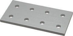 80/20 Inc. - 2" Wide, 4" High, Open Shelving 8 Hole Joining Strip - Aluminum, Use with Series 10 & Bolt Kit 3321 - Caliber Tooling